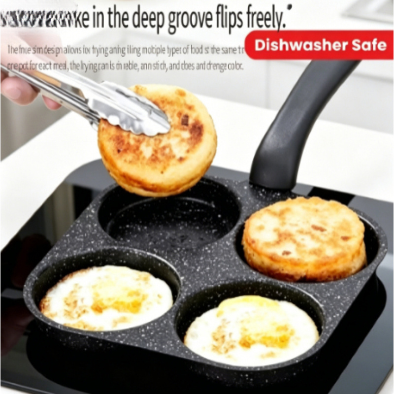 Cast Iron Tetsubin - 4-in-1 Non-Stick Cast Iron Egg Frying