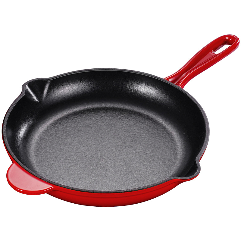 Cast Iron Tetsubin - Enameled Cast Iron Skillet Single Handle