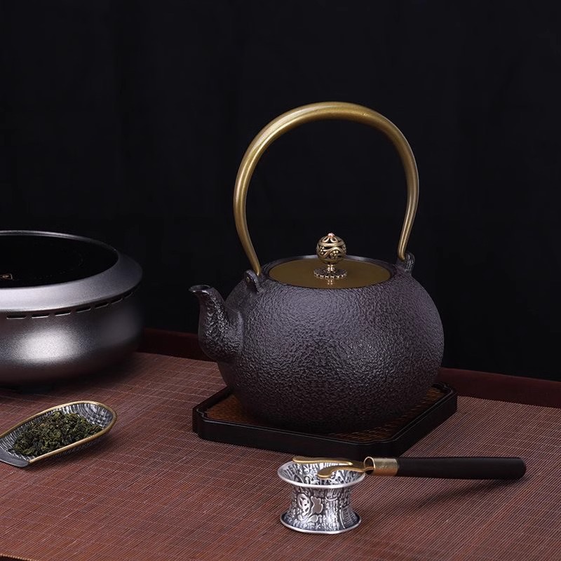 Japanese Cast Iron Teapot 1.2L - Cast Iron Tetsubin ulasan dan harga