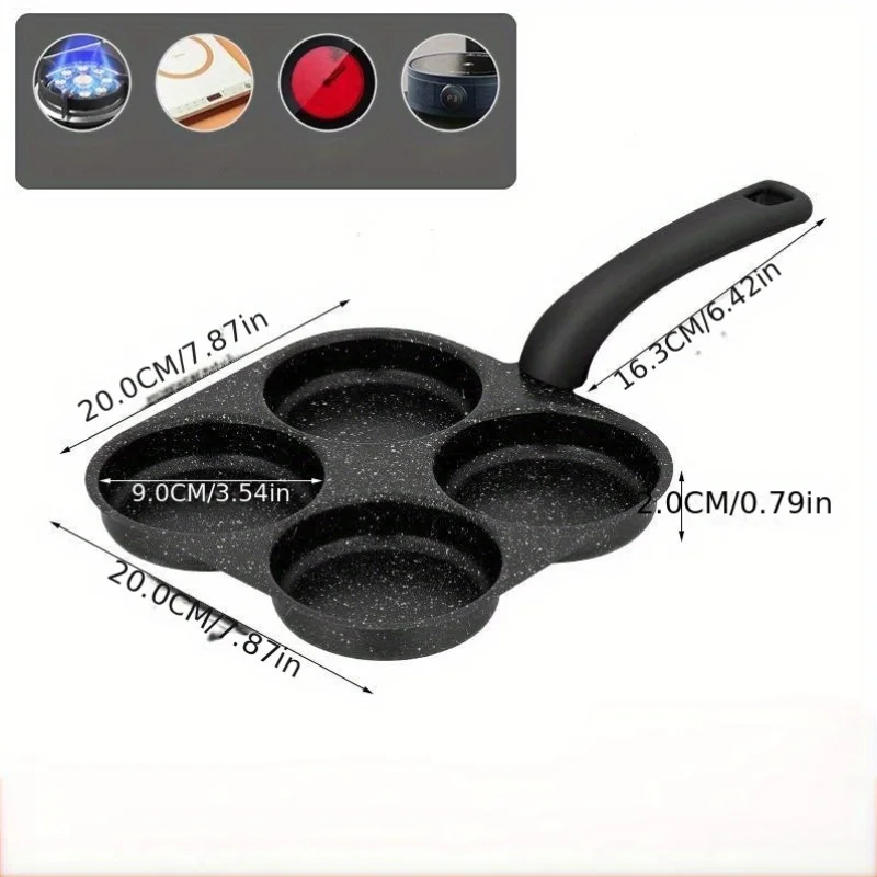 4-in-1 Non-Stick Cast Iron Egg - Cast Iron Tetsubin ulasan dan harga