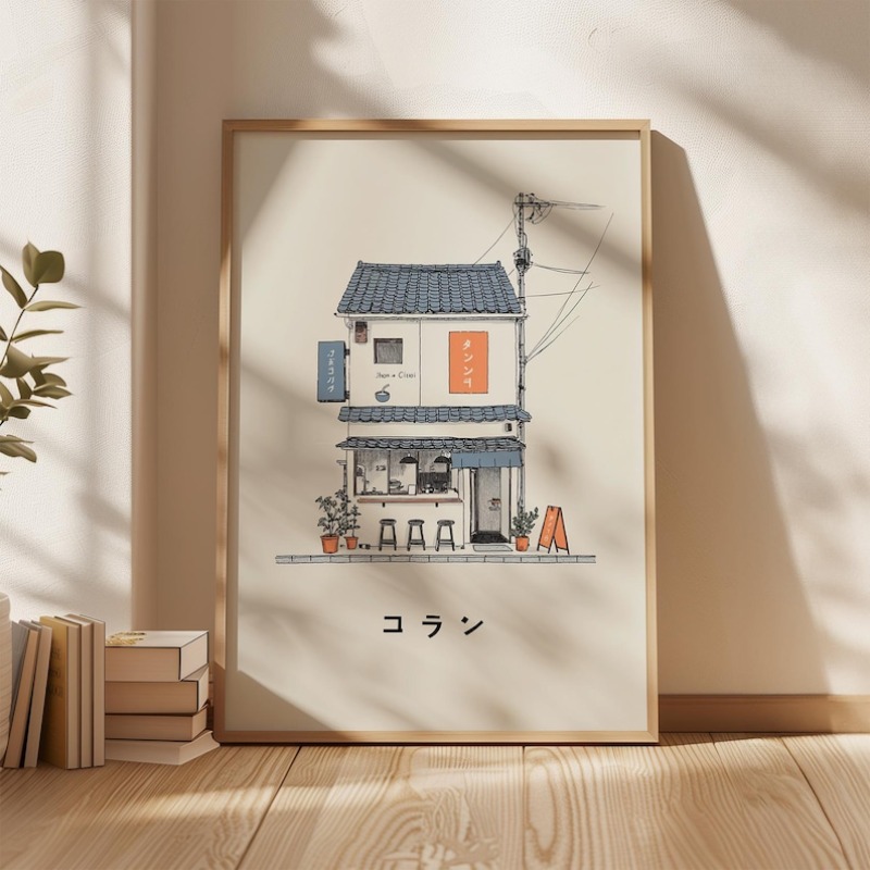 1pc Japanese Ramen Shop Canvas - Japanese Lifestyle ulasan dan harga