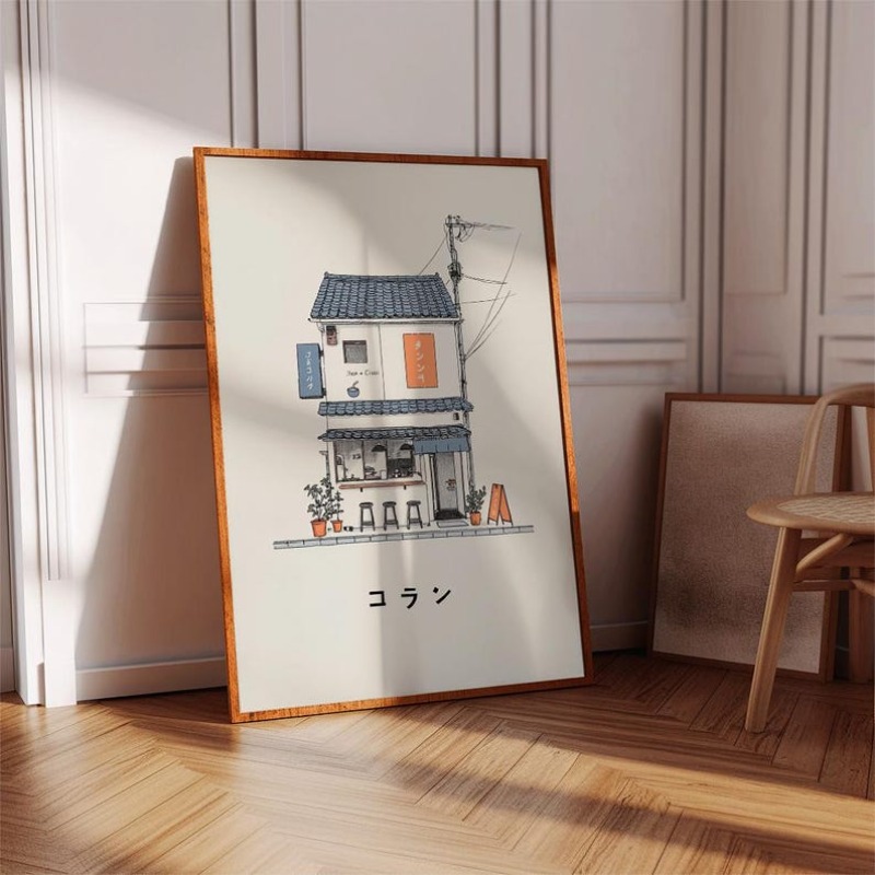 1pc Japanese Ramen Shop Canvas - Japanese Lifestyle ulasan dan harga