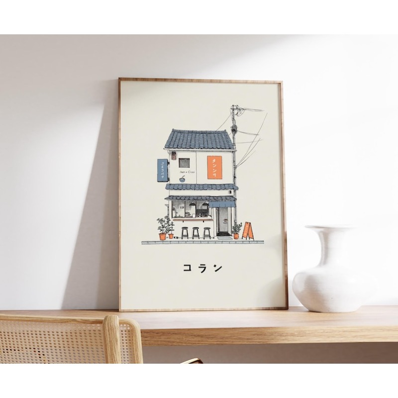 1pc Japanese Ramen Shop Canvas - Japanese Lifestyle ulasan dan harga