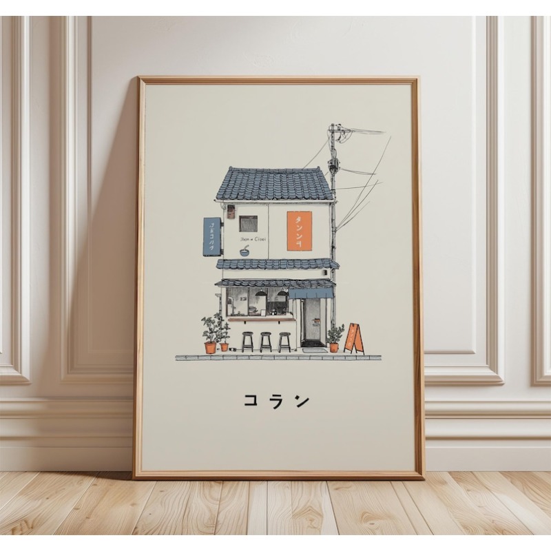 1pc Japanese Ramen Shop Canvas - Japanese Lifestyle ulasan dan harga