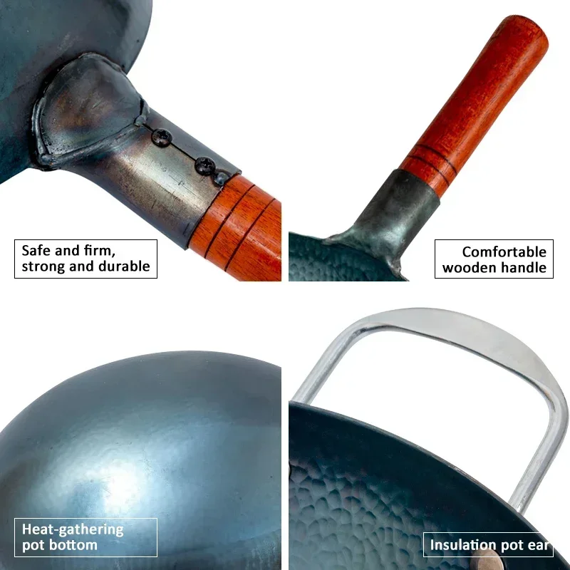 Traditional Handmade Iron Wok  - Cast Iron Tetsubin ulasan dan harga
