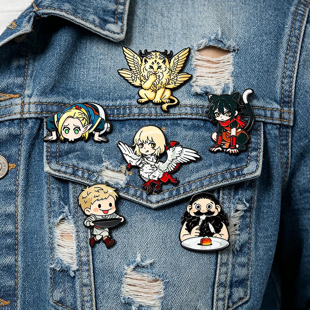 6pcs Japanese Anime Pin Badge  - Japanese Lifestyle ulasan dan harga