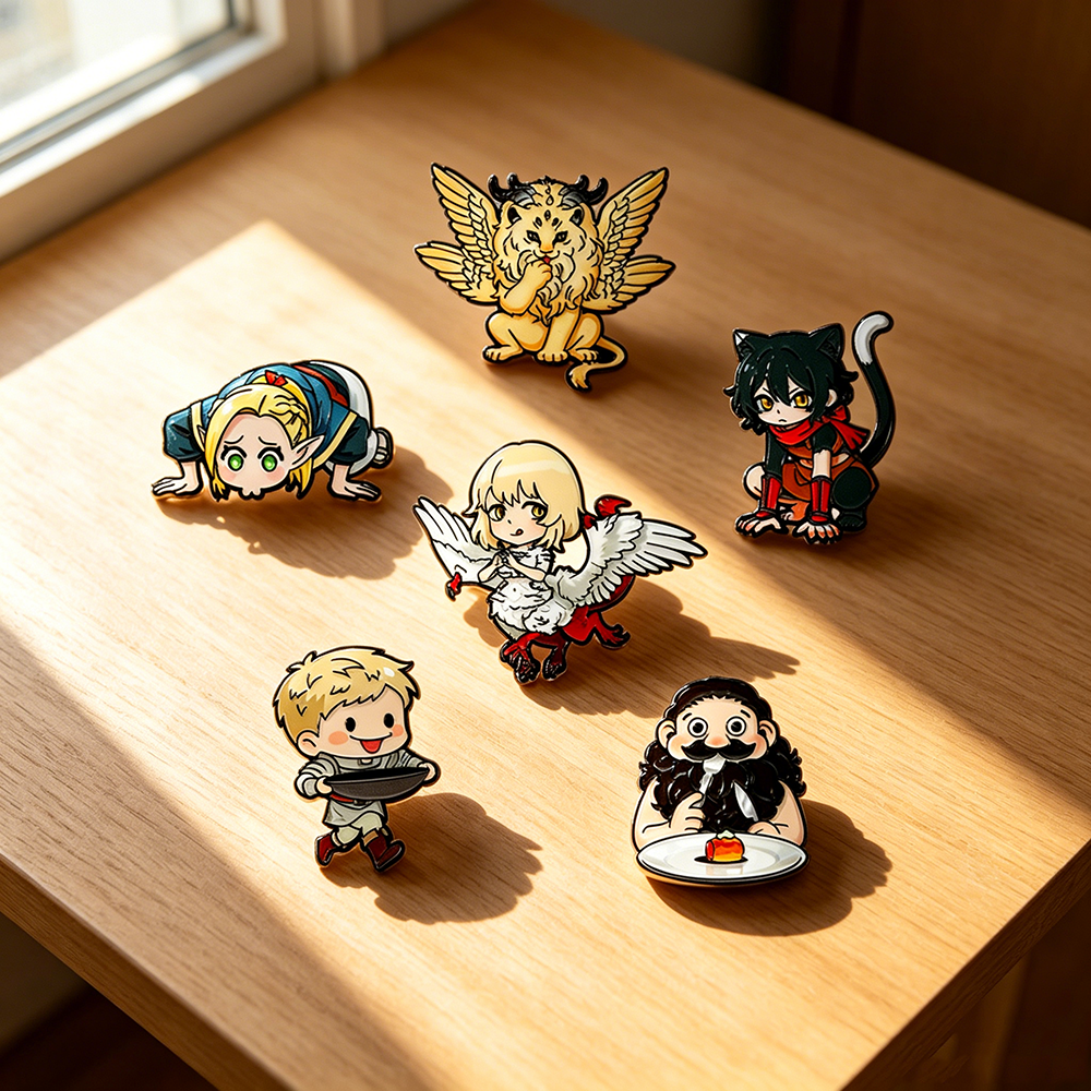 6pcs Japanese Anime Pin Badge  - Japanese Lifestyle ulasan dan harga