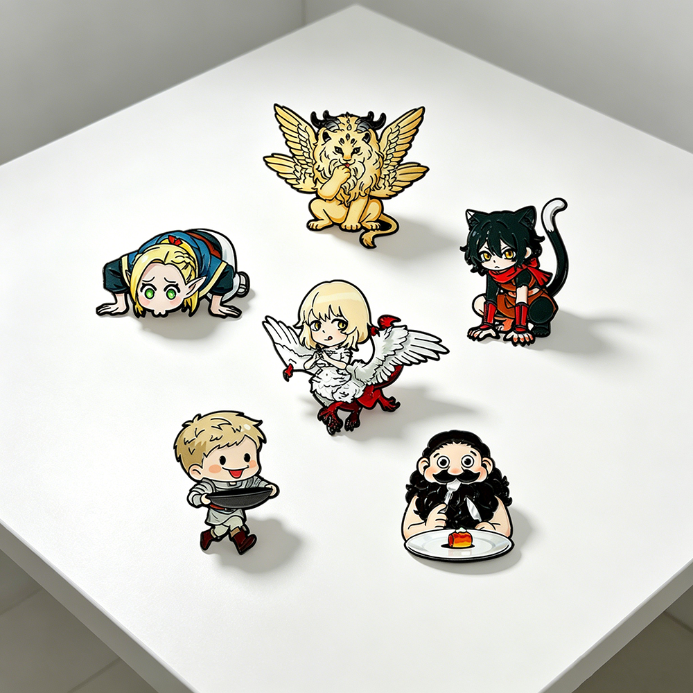 6pcs Japanese Anime Pin Badge  - Japanese Lifestyle ulasan dan harga