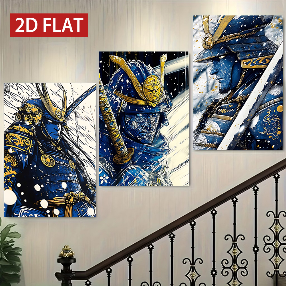 3 Counts Wooden Framed Canvas  - Japanese Lifestyle ulasan dan harga