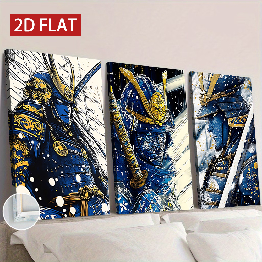 3 Counts Wooden Framed Canvas  - Japanese Lifestyle ulasan dan harga