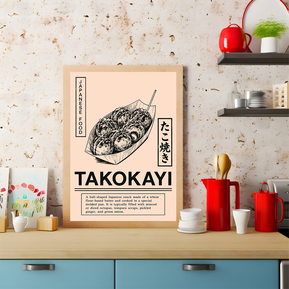 Japanese Street Food Poster Vi - Japanese Lifestyle And Food ulasan dan harga