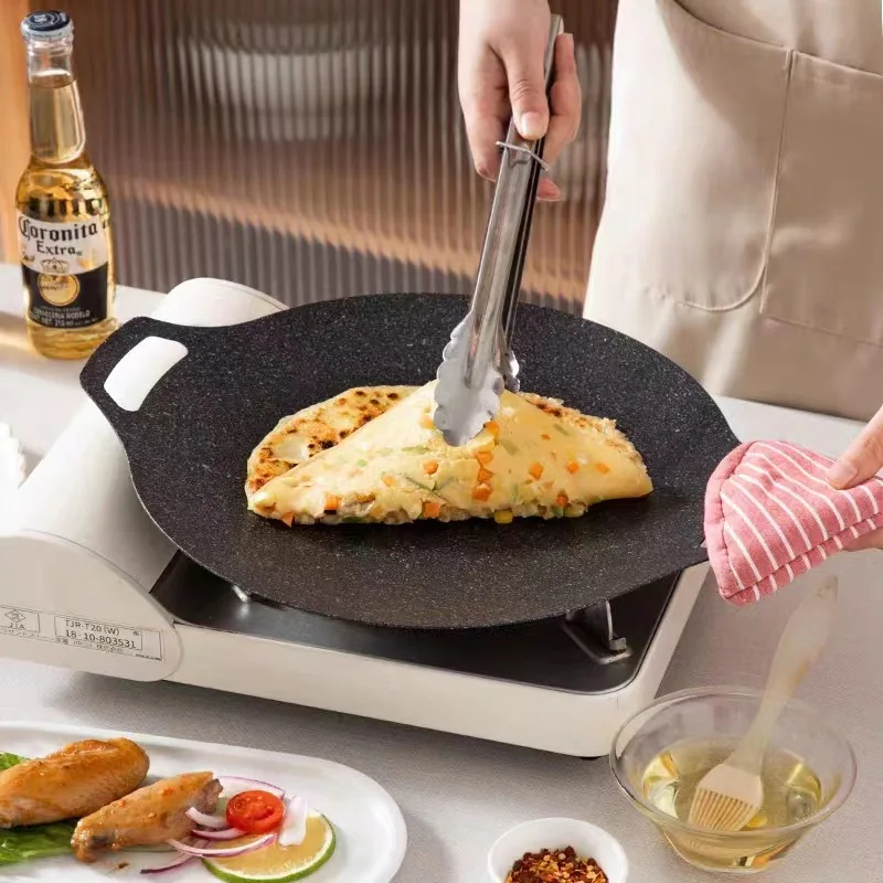 Portable Nonstick Frying Pan O - Cast Iron Tetsubin ulasan dan harga