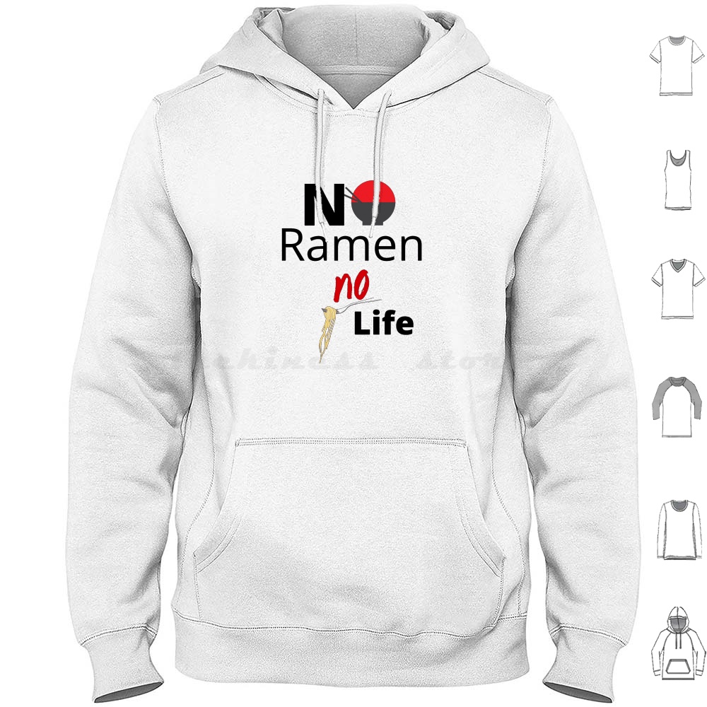 No Ramen No Life Hoodie Cotton - Japanese Lifestyle For Long Life ulasan dan harga