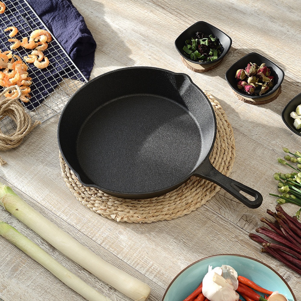 Cast Iron Uncoated Frying Pan  - Cast Iron Tetsubin ulasan dan harga